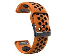 NHYHEHMR 26mm Silicone Wristband Strap For Fenix 6X 6 Pro 5X 5 Plus Descent Mk1 MK2i D2 22mm Watch Easy Fit Quick Release Bracelet