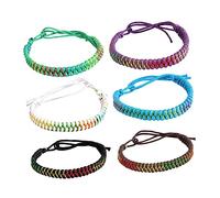 NHYHEHMR ACCESSOIRES FILLES 6PCS Bracelets à cordon de cire à main