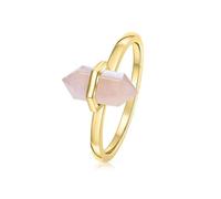 NHYHEHMR Affaires de mariage vintage, anneaux de promesse anneau de pilier en verre intégré de lossine avec zircone cubique