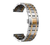 NHYHEHMR Band de luxe en acier inoxydable pour Galaxy Watch 5 Pro 40/44mm 42/46 mm pour GT 2/3 Pro Metal Strap 20 mm 22 mm