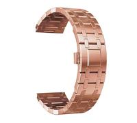 NHYHEHMR Band de luxe en acier inoxydable pour Galaxy Watch 5 Pro 40/44mm 42/46 mm pour GT 2/3 Pro Metal Strap 20 mm 22 mm