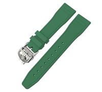 NHYHEHMR Bandons de montre FKM de 20 mm Soft FluorObber 21 mm 22 mm pour IWC Big Pilot Portofino Natural Rubber Watch Strap Tools
