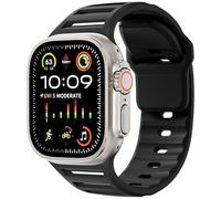 NHYHEHMR Bangle de silicone sport pour bande Ultra 49 mm 45 mm 44 mm 42 mm Series10 46 mm 42 mm Bracelet de bracelet de bracelet 9 8 7 6 SE 5 4 Bandoues de surveillance