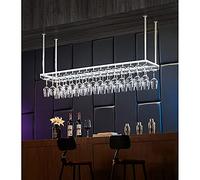 NHYHEHMR Bouteau Plafond Rack à vin Mur Mur à vin monté Bouteille Plafond Plafond Verre Verre Bouteau Rack de Bouteille de vin Hauteur 30-60 cm AIMPLABLE AIMPRE pour Les CHEUPES ET Bar