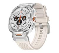 NHYHEHMR Broche en silicone en métal pour Galaxy Watch Ultra 47 mm Bracelet en caoutchouc pour Galaxy Watch 7 Ultra 47 mm Bands de montre
