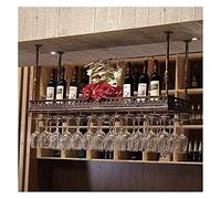 NHYHEHMR casier à vin Suspendu à vin avec Porte-vin en Verre et clôture étagère en Verre de Verre en Verre Rack de Verre en Verre Rack de Verre Suspendu Bar à vin cordoir en Verre de vin à la Mode.