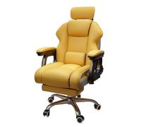 NHYHEHMR Chaise de Bureau à Domicile Ergonomique 360 ° pivotant avec Hauteur réglable Inclinable arrière et Repose-Pieds rembourrés Chaise de tâche d'ordinateur pour la Chambre et étude du Salon