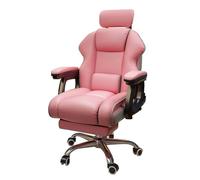 NHYHEHMR Chaise de Bureau à Domicile Ergonomique 360 ° pivotant avec Hauteur réglable Inclinable arrière et Repose-Pieds rembourrés Chaise de tâche d'ordinateur pour la Chambre et étude du Salon