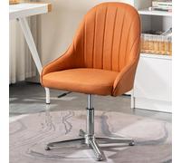 NHYHEHMR Chaise de Bureau Ergonomic Criss Cross sans Bras sans Fauteuil de Bureau avec siège rembourré Conception du Dos pour la vanité du Bureau à Domicile et tâche pivotante Utiliser sans Roues