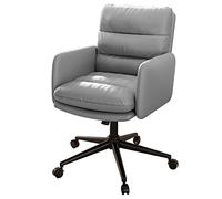 NHYHEHMR Chaise de Bureau exécutive à Dos ajusté à l'arrière avec Support Lombaire Chaise de tâche en Cuir PU pour Le Bureau d'ordinateur