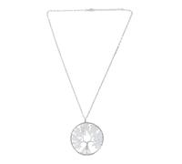 NHYHEHMR Collier de motif d'arbre à cristal blanc naturel pour les femmes uniques fortune arbre bijoux anniversaires élégants mariages pour la fête des mères et occasions spéciales
