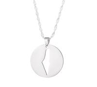 NHYHEHMR Collier de Palestine Products pour hommes, Collier Israël Palestine pour femmes, Palestine Map Collier Pendant Country Geography Chain