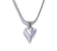 NHYHEHMR Collier Femmes Pendante Chaîne cadeau fille hommes accessoires de mode coeur Love Love Pendante Collier romantique pour les femmes