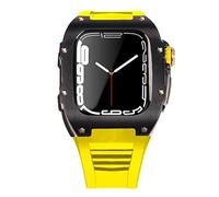 NHYHEHMR Dernier boîtier de sangle en acier inoxydable pour bande 7 45 mm en alliage titane pour l'ensemble de kit iWatch