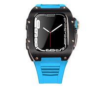 NHYHEHMR Dernier boîtier de sangle en acier inoxydable pour bande 7 45 mm en alliage titane pour l'ensemble de kit iWatch