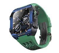 NHYHEHMR Dernière sangle de fluorbber de carbone en fibre de carbone légère , pour le 8/7/6/5/4 STRAPE DE REMPLACEMENT SERIE , pour Iwatch 44/45 mm Kit de mise à niveau du groupe de montre