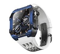NHYHEHMR Dernière sangle de fluorbber de carbone en fibre de carbone légère , pour le 8/7/6/5/4 STRAPE DE REMPLACEMENT SERIE , pour Iwatch 44/45 mm Kit de mise à niveau du groupe de montre