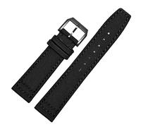 NHYHEHMR For IWC Pilot Spitfire Timezone TopGun Strap Green Black Belts Wristwatch Straps 20mm 21mm 22mm Nylon Canvas Fabric Watch Band