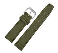 NHYHEHMR For IWC Pilot Spitfire Timezone TopGun Strap Green Black Belts Wristwatch Straps 20mm 21mm 22mm Nylon Canvas Fabric Watch Band