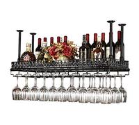 NHYHEHMR Hanging Vin Rack Adjustable Boom Haut Verre de vin Domes