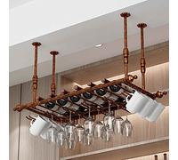 NHYHEHMR Hanging Wine Rack Wine Verre Solder Verre Verre Verre Upside Down Down Wine Rack Simple Fer Braginage Verre Verre Plafon