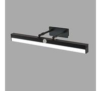 NHYHEHMR Human Body Induction Vanity Light Adjustable Linear Bathroom Light Fixture, LED Sensor Makeup Wall Sconce, Bath Vanity Wall Lamps with Switch, 4000K Natural White (Silver 80cm)