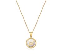 NHYHEHMR Initial s for Women Real Plated Dainty Initial Alhpabets from A-Z Link Chain for Womens Ladies Girls Gift for Wife Mom Sister Friend