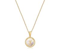NHYHEHMR Initial s for Women Real Plated Dainty Initial Alhpabets from A-Z Link Chain for Womens Ladies Girls Gift for Wife Mom Sister Friend