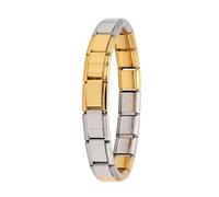 NHYHEHMR Jewelry 2025 Arrival New Women's Jewelry 9Mm Width Itanlian Elastic Charm Bracelet Fashion Stainless Steel Bangle With For You Accessories Trendy Creative Gift Gift