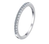 NHYHEHMR Jewelry for Women Rings,Fine with Moissanite 0.15ct Eternity Rings for Women