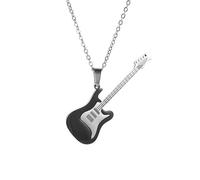 NHYHEHMR Jewelry New 2025 Arrival Exquisite Hip Hop Electric Guitar Pendant Necklace Men Women Rock Band Street Rap Performance Jewelry Gift With For You Accessories Trendy Creative Gift gift