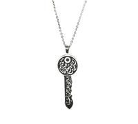 NHYHEHMR Jewelry New 2025 Arrival Vintage Allah Muslim Arabic Islamic Key Pendant Necklace Islam Ayatul Kursi Pendant Necklaces Quran Religious With For You Accessories Trendy Creative Gift gift