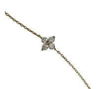 NHYHEHMR Jewelry Real Zircon Chain Bracelet Women Party Classic Fine Jewelry With For You Accessories Trendy Creative Gift Gift