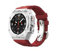 NHYHEHMR Kit de modification en alliage pour Galaxy Watch 7 Étui en métal ultra 47 mm pour Galaxy Watch 7 Ultra FluorObber STRAP DIY MOD Kit Watchbands