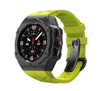 NHYHEHMR Kit de modification en alliage pour Galaxy Watch 7 Étui en métal ultra 47 mm pour Galaxy Watch 7 Ultra FluorObber STRAP DIY MOD Kit Watchbands