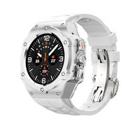 NHYHEHMR Kit de modification en alliage pour Galaxy Watch 7 Étui en métal ultra 47 mm pour Galaxy Watch 7 Ultra FluorObber STRAP DIY MOD Kit Watchbands