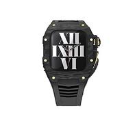 NHYHEHMR Kit Mod Sport Case Sport en fibre de carbone pour 7 45 mm Sangle légère pour Iwatch 6 SE 5 4 Série 44 mm ACCESSOIRES DE DIY