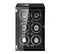 NHYHEHMR Luxury Automatic Watches Winder for 6 Watches with Quiet Motor Watch Storage Case Fit Lady and Man Watches Display Automatic Mechanical