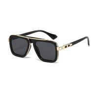 NHYHEHMR Nouveau 2025 Lunettes de soleil carrées hommes Retro Femmes Shades Femme Sun Glasses Vintage Fashion UV400