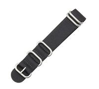 NHYHEHMR Nylon Black& Army Green For NATO ZULU watchband with stainless steel rings Sport watch strap 18mm 20mm 22mm 24mm
