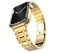 NHYHEHMR Pour bande Ultra Ultra2 49 mm S10 42 mm 46 mm série 9 8 7 45mm 41 mm Bracelet en acier inoxydable SE 6 5 4 44 mm 40 mm 42 mm 38 mm STRAP