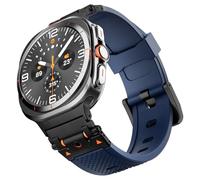 NHYHEHMR Pour Galaxy Watch 7 Ultra Fluorubber Watchbands pour Galaxy Watch Ultra Strap 47 mm Accessoires Sport Bracelet