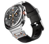 NHYHEHMR Pour Galaxy Watch 7 Ultra Fluorubber Watchbands pour Galaxy Watch Ultra Strap 47 mm Accessoires Sport Bracelet