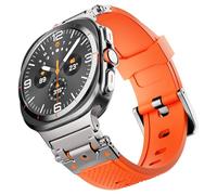 NHYHEHMR Pour Galaxy Watch 7 Ultra Fluorubber Watchbands pour Galaxy Watch Ultra Strap 47 mm Accessoires Sport Bracelet