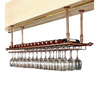 NHYHEHMR Rack d'affichage à vin Plafond Breger à vin réglable étagères flottantes Porte-Verre à vin et Porte-Bouteille à vin Slewware Storage