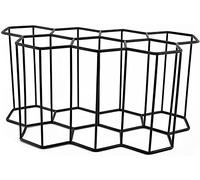 NHYHEHMR Rack de vin pour Bouteilles de vin Rangement de Stockage Rasse-vin, 7 Bouteilles Rack de vin Debout, comptoir Portable Sélevés à vin gratuits, Économiseur d'espace, Pas d'assemblage requis,