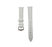 NHYHEHMR Sangle de montre en cuir compatible avec Santos Solo Watchband Band Bracelet Men de 12 à 20 mm (boucle verte en argent, 21 mm)