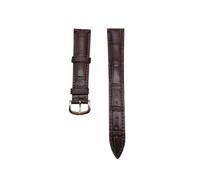 NHYHEHMR Sangle de montre en cuir compatible avec Santos Solo Watchband Band Bracelet Men de 12 à 20 mm (boucle verte en argent, 21 mm)