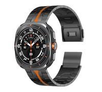 NHYHEHMR Sangle en acier inoxydable à fermoir magnétique pour Galaxy Watch 7 Ultra 47 mm en métal de luxe pour Galaxy Watch Ultra Watch Bands