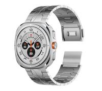 NHYHEHMR Sangle en acier inoxydable à fermoir magnétique pour Galaxy Watch 7 Ultra 47 mm en métal de luxe pour Galaxy Watch Ultra Watch Bands